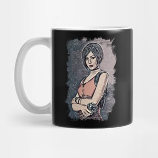 ADA / The Beautiful SPY / Fan Art Abstract Portrait Mug